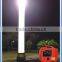 inflatable lighting tower for emergency working