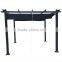 3x3m Outdoor Square Easily Assembled Metal Pergola Gazebo