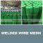 china anping factory high quality PVC Coating square welded Wire Mesh with green color
