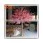 2015 Wholesale decorative artificial fake wedding blossom tree cheap silk plastic cherry blossom tree life size trees and plants