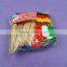 Promational Bulk Food Paper World Toothpick With Flag