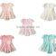 New arrival baby girl Flower Bodysuit infant girls romper with skirts