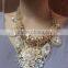 Brand Fashion Large Crystal Stone Alloy Charms Necklaces