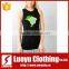 Custom different logo sleeveless tank top for women