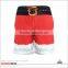 Santa's shorts make your own design mens fake fly printing board shorts