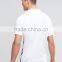 MGOO Customzied Black And White Stripe Polo Shirts Short Sleeves Muscle Shirts In Rib