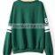 Fashion Avant-garde Figure Pattern Long Sleeve Pullover Hoodie(Green)
