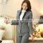 Formal Gray Blazer Women Business Suits Formal Office Suits Work Wear Sets Ladies Uniforms OL Style Pant suits