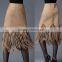 2016 Latest Fashion midi skirts OEM lace tassel pencil sexy lady skirt for wholesale