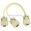 2 into 1 Monitor PC VGA Y Splitter Cable