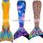 2017 newest swimmable mermaid tail, mermaid tail for swimming