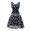 Cheap print hot sell gray red black yellow green casual dress