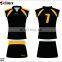 Professional Red Short Sleeve Women Volleyball Jersey