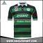 Fashion printed Albania and groningen soccer club logo green stripe sport soccer shirt