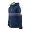 Custom womens reflective jacket outdoor waterproof breathable softshell jacket