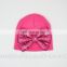 2016 Fashionable Newborn Cute Hat Girl Boy Infant Hat Baby Beanies with A Pretty Bow Accessory