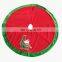 New style christmas tree skirt led light tree skirt with snowman