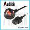 uk ac power cord & power cable,UK Power Cord for Laptop Flower Pin,European Electric Cable Wire 3pins