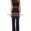 Black Sleeveless Sexy Lace Jumpsuits