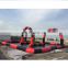 HI good quality durable pvc sports flooring black and red inflatable zorb ball race track