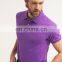 Fashion men gray plain slim fit polo shirts custom embroidery