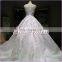 1A400 Royal Modern Luxury Beaded Sequins Big Ball Gown Sexy A-Line Floor-lenght Sweep Train Wedding Dress 2016