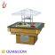 Good Price Counter Top Marble Island Type Salad Bar Display Equipment