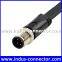 Industry m12 4 pin male straight right angle sensor cable