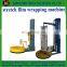 Intelligent Remote Control Automatic Pallet Wrapping Machine And Top film Dispenser Combination