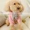 Autumn contrast color Dog Clothes Teddy Graffiti fleece coat Pet hoodie Clothes