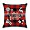New year decor christmas pillow case home decorative christmas cushion