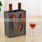 Factory direct sale holder Portable Customized Felt Wine Holder