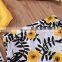 "LITTLE MISS SASSY PANTS" 2pcs/set Kids Baby Clothes Set BABY YELLOW FLORAL PRINT HOODIES & PANTS OUTFITS 100% COTTON