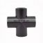 ASTM SCH80 gray color UPVC cross 6" for water supply