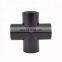 ASTM SCH80 gray color UPVC cross 6" for water supply