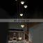 long shape crystal ceiling chandeliers stainless steel led crystal chandeliers for living room