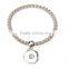 Wholesale snap button jewelry 316L Stainless steel bangle buttons on top