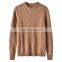 Unisex Merino Wool Cashmere Blend Cable Knit Pullover Women Soft Jumper Men Sweater