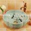 Hand painted porcelain sink ceramic art basin