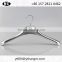 silver electronic plated hanger with shiny surface for luxury coats