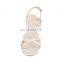 Women high fashion handmade good quality design cross strap medium heel comfortable sandals shoes ladies footwear