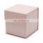 Wholesale bulk pink color small cube shape magnetic belt retail gift box packaging