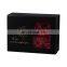 Wholesale luxury black flower roses gift packaging basket boxes with clear window