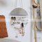 Wall Mount Earring Display Round Shape Earring Holder for Home