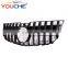 GT style front bumper grille mesh hood for Mercedes Benz GLK class X204 5 door SUV 2012-2015