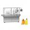 Automatic capping labeling plastic glass penicillin bottle oral liquid vial filling machine