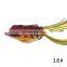Byloo Amazon Hot Sale 5g 6g 8g 13g 15g Artificial Bait Llastic Lure Frog Fishhooks fishing frog lure soft