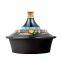 Nonstick Cookware Sets Tagine Moroccan Cooking Cast iron Tajine With Ceramic Dome