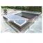 China Best openable auto fixed sliding motorized retractable round glass roof skylight