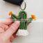 Hot Sale Macrame Cactus Keyring 11 Colour Choices Keychain Bulk order Boho Accessory